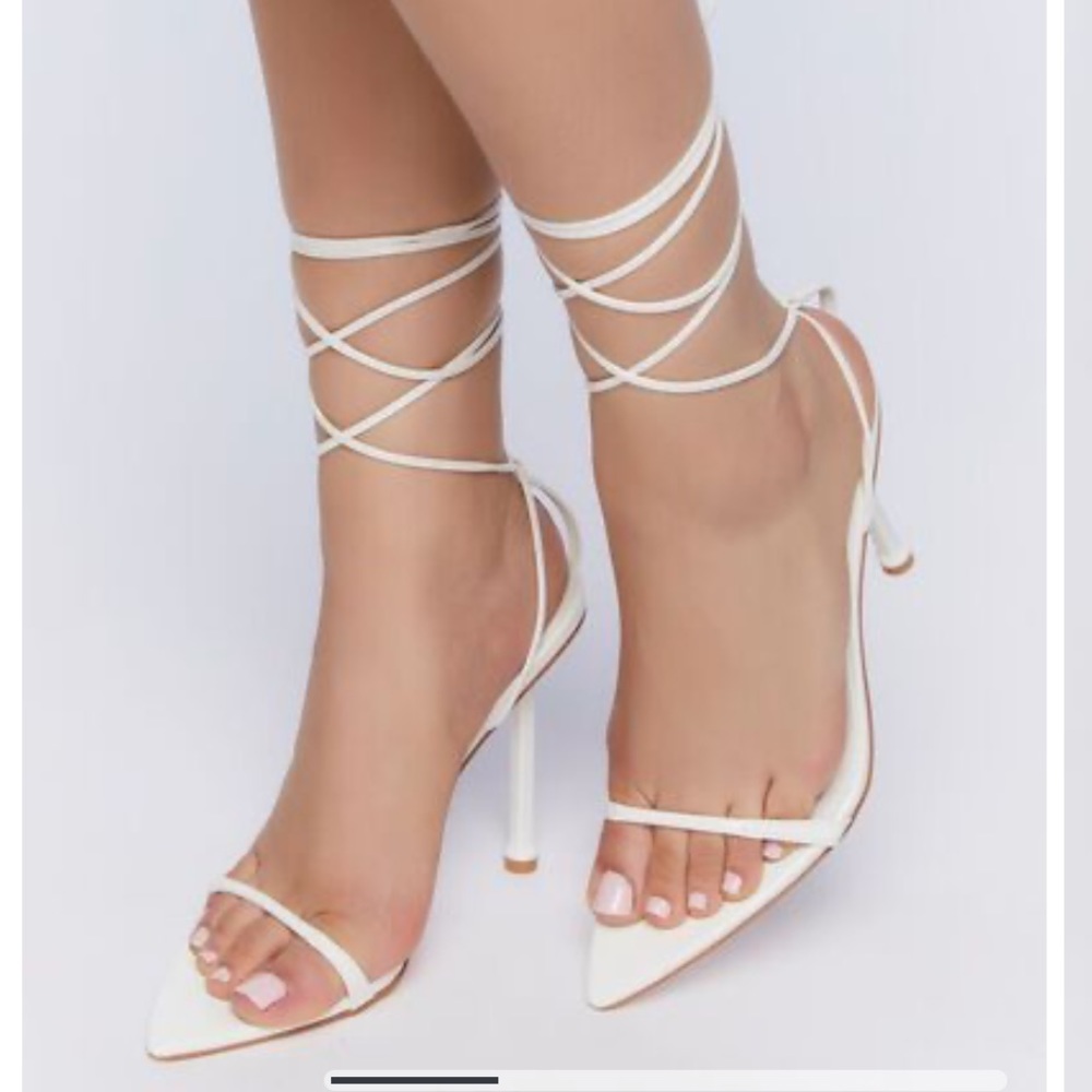 Oh Polly Pointed Toe Strappy Heel